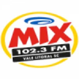 Logotipo da Rádio Mix Vale Litoral SC 102.3 FM