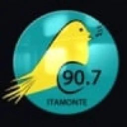 Logotipo da Rádio Canarinho 90.7 FM
