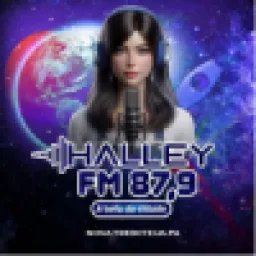 Logotipo da Rádio Halley FM 87.9