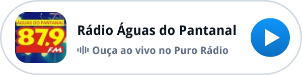 Ouça a Rádio Águas do Pantanal 87.9 FM ao vivo no Puro Rádio Ouça a Rádio Águas do Pantanal 87.9 FM ao vivo no Puro Rádio