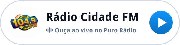 Ouça a Rádio Cidade FM 104.9 ao vivo no Puro Rádio Ouça a Rádio Cidade FM 104.9 ao vivo no Puro Rádio