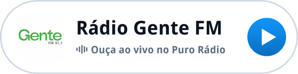 Ouça a Rádio Gente FM 91.1 ao vivo no Puro Rádio Ouça a Rádio Gente FM 91.1 ao vivo no Puro Rádio