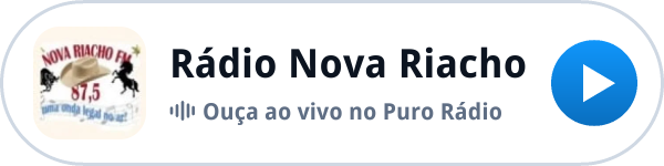 Ouça a Rádio Nova Riacho 87.5 FM ao vivo no Puro Rádio Ouça a Rádio Nova Riacho 87.5 FM ao vivo no Puro Rádio
