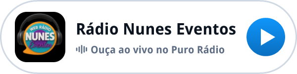 Ouça a Rádio Nunes Eventos ao vivo no Puro Rádio Ouça a Rádio Nunes Eventos ao vivo no Puro Rádio