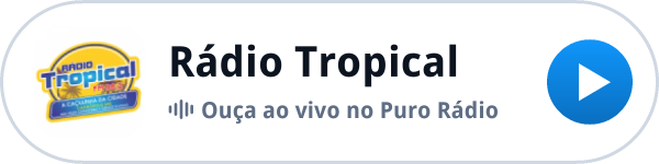 Ouça a Rádio Tropical 98 FM ao vivo no Puro Rádio Ouça a Rádio Tropical 98 FM ao vivo no Puro Rádio